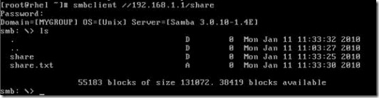 Linux网络服务之（3）&部署Samba服务